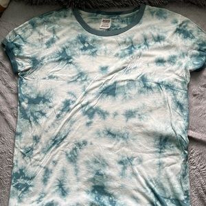 PINK graphic logo tee